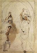Eugene Delacroix Two Women at the Well Sweden oil painting artist